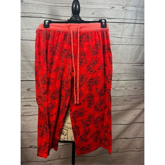 Disneys small reddish pj pants with thumper on them- 2650 - Picture 1 of 3